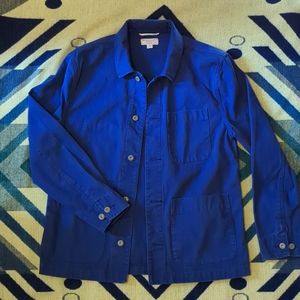 J. Crew "Wallace and Barnes" Blue Chore Coat